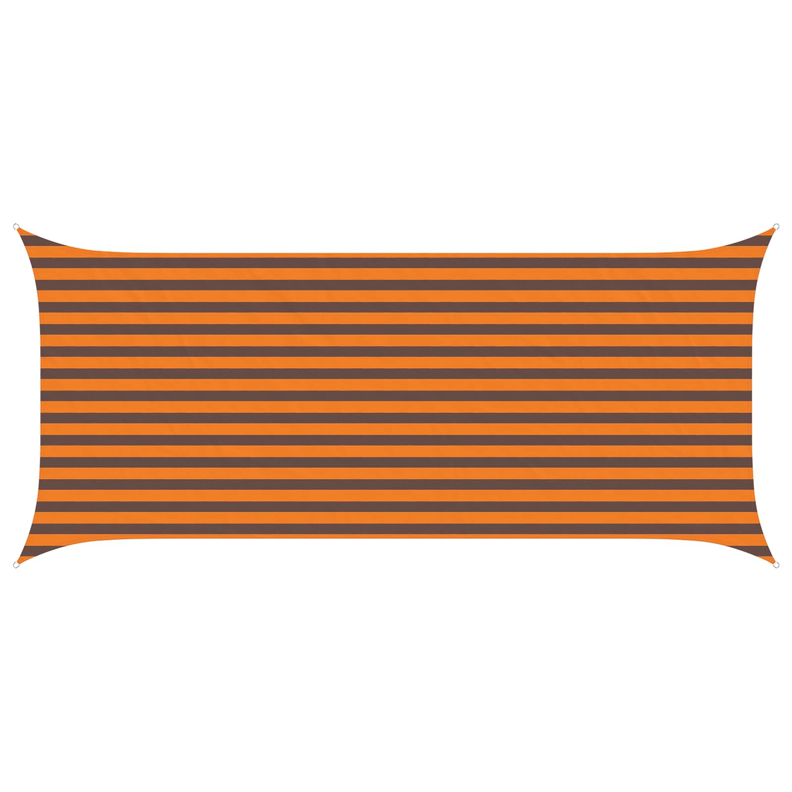 Solskugge Segel Orange Och Brunt 4,5 X 2 M