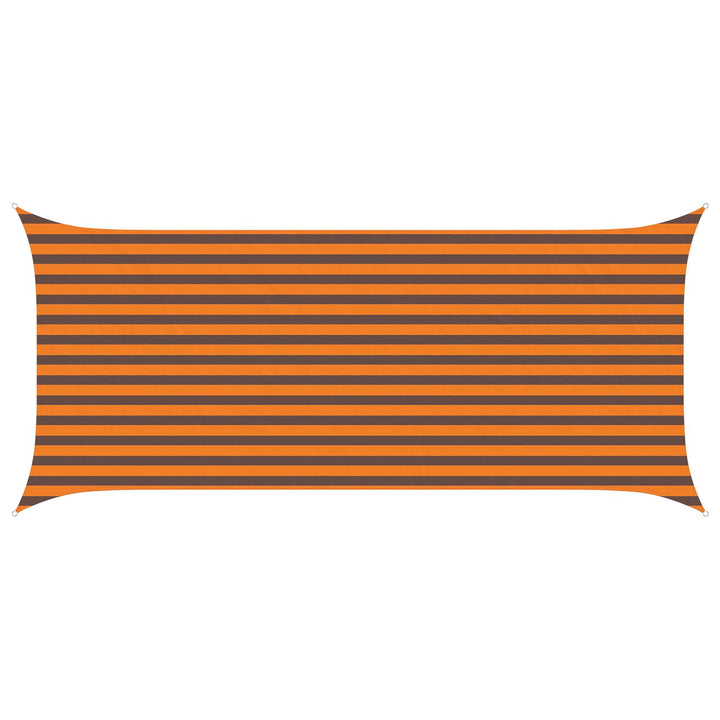 Solskugge Segel Orange Och Brunt 4,5 X 2 M