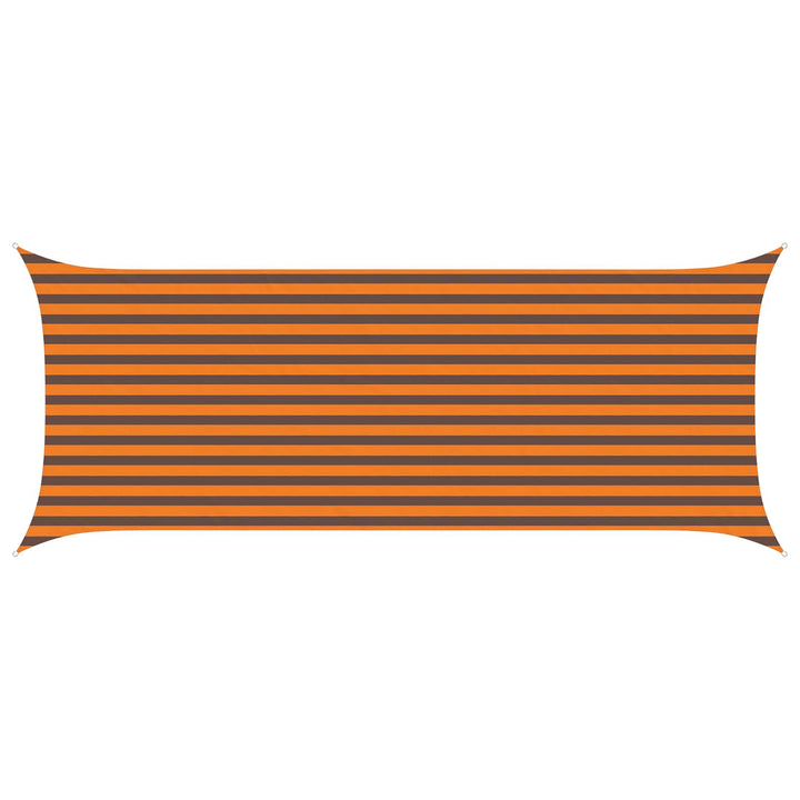 Solskugge Segel Orange Och Brunt 5 X 2 M 100% Polyester Oxford