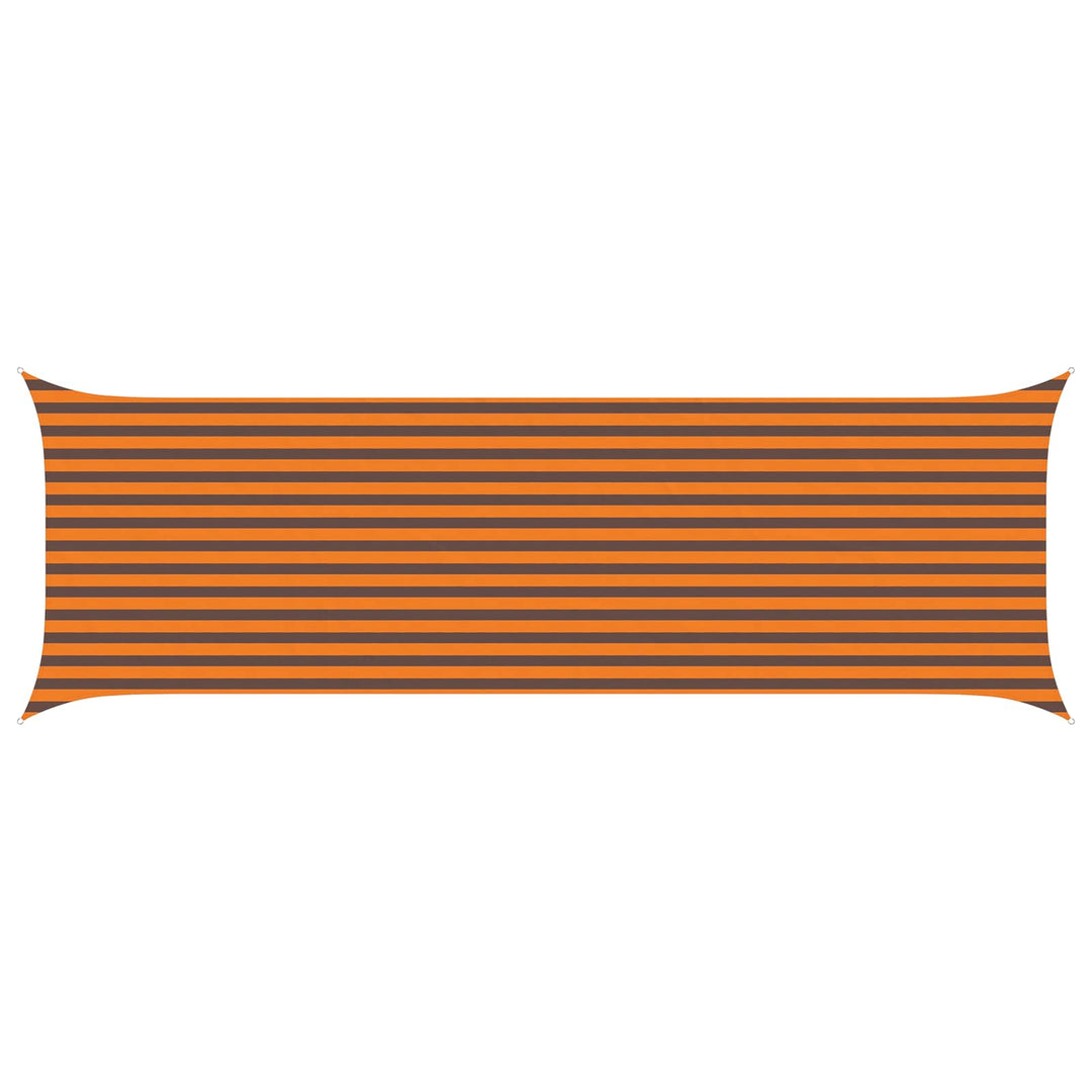 Solskugge Segel Orange Och Brunt 6 X 2 M 100% Polyester Oxford