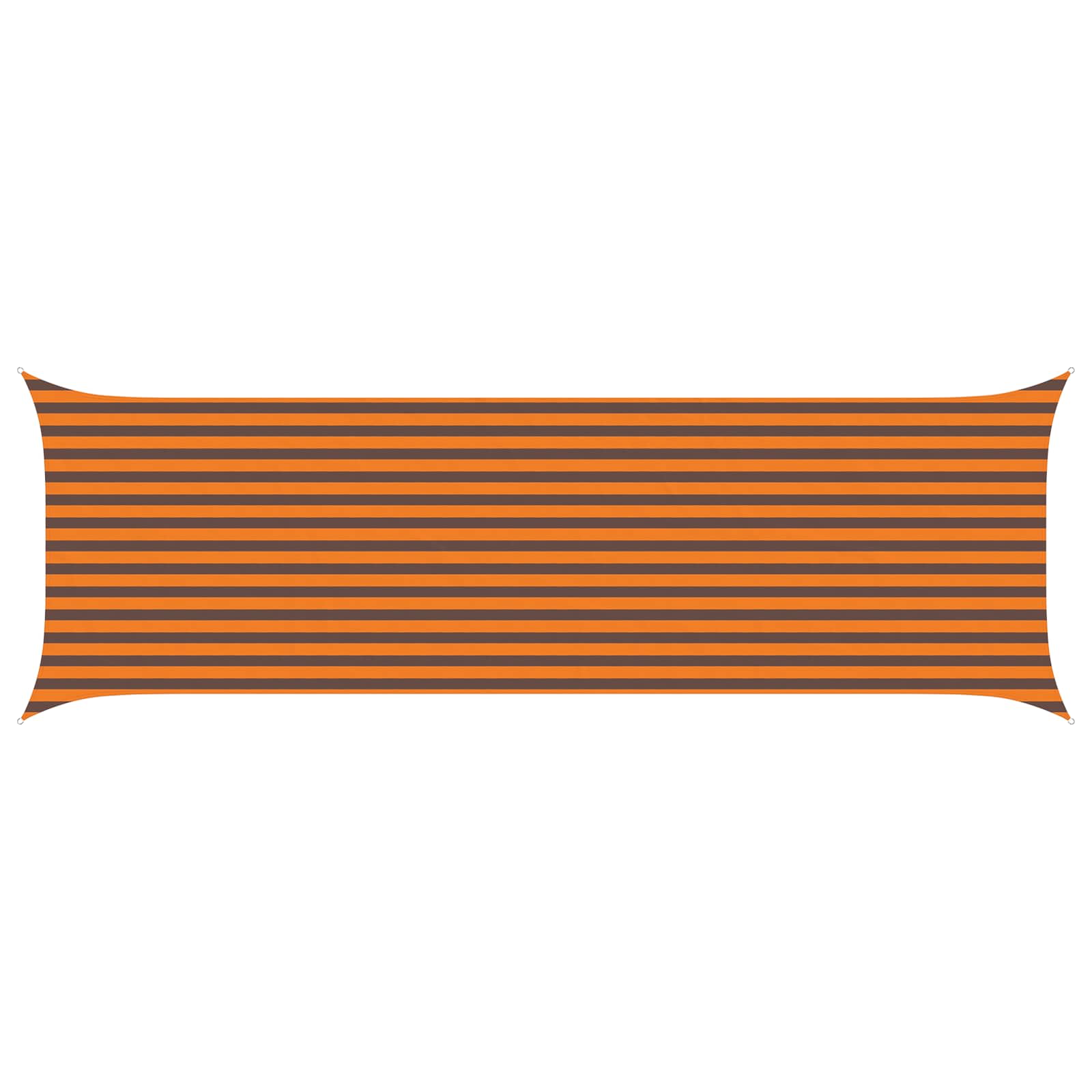 Solskugge Segel Orange Och Brunt 6 X 2 M 100% Polyester Oxford