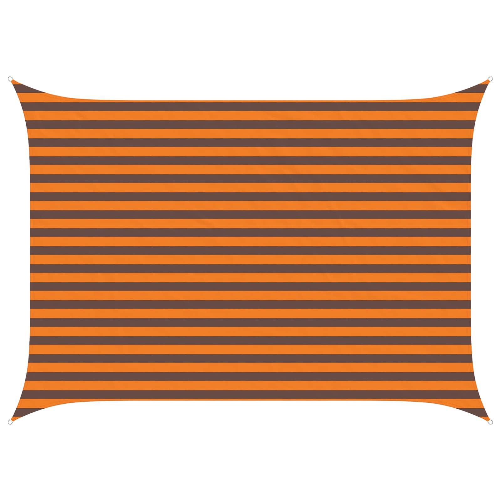 Solskugge Segel Orange Och Brunt 3,5 X 2,5 M