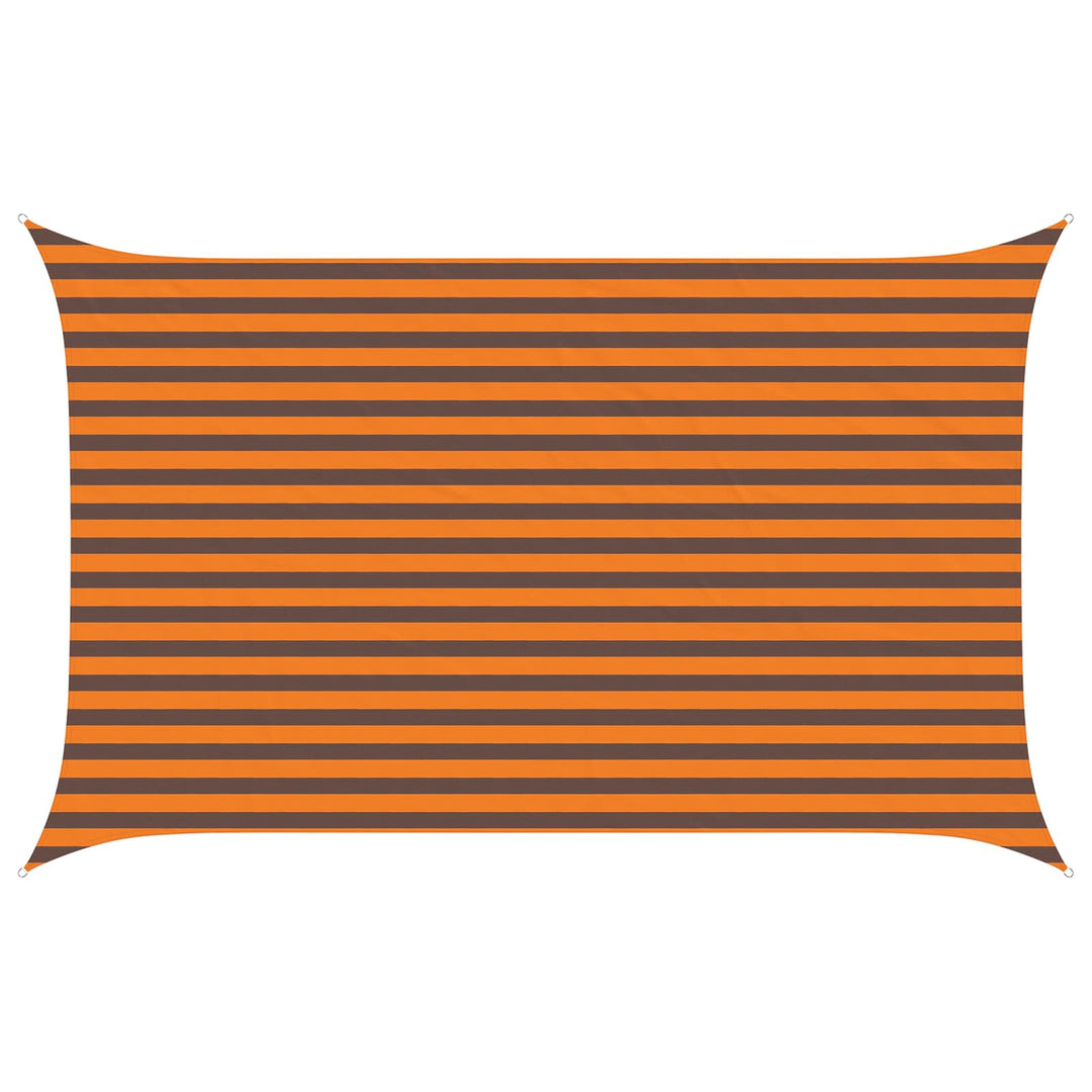 Solskugge Segel Orange Och Brunt 4 X 2,5 M
