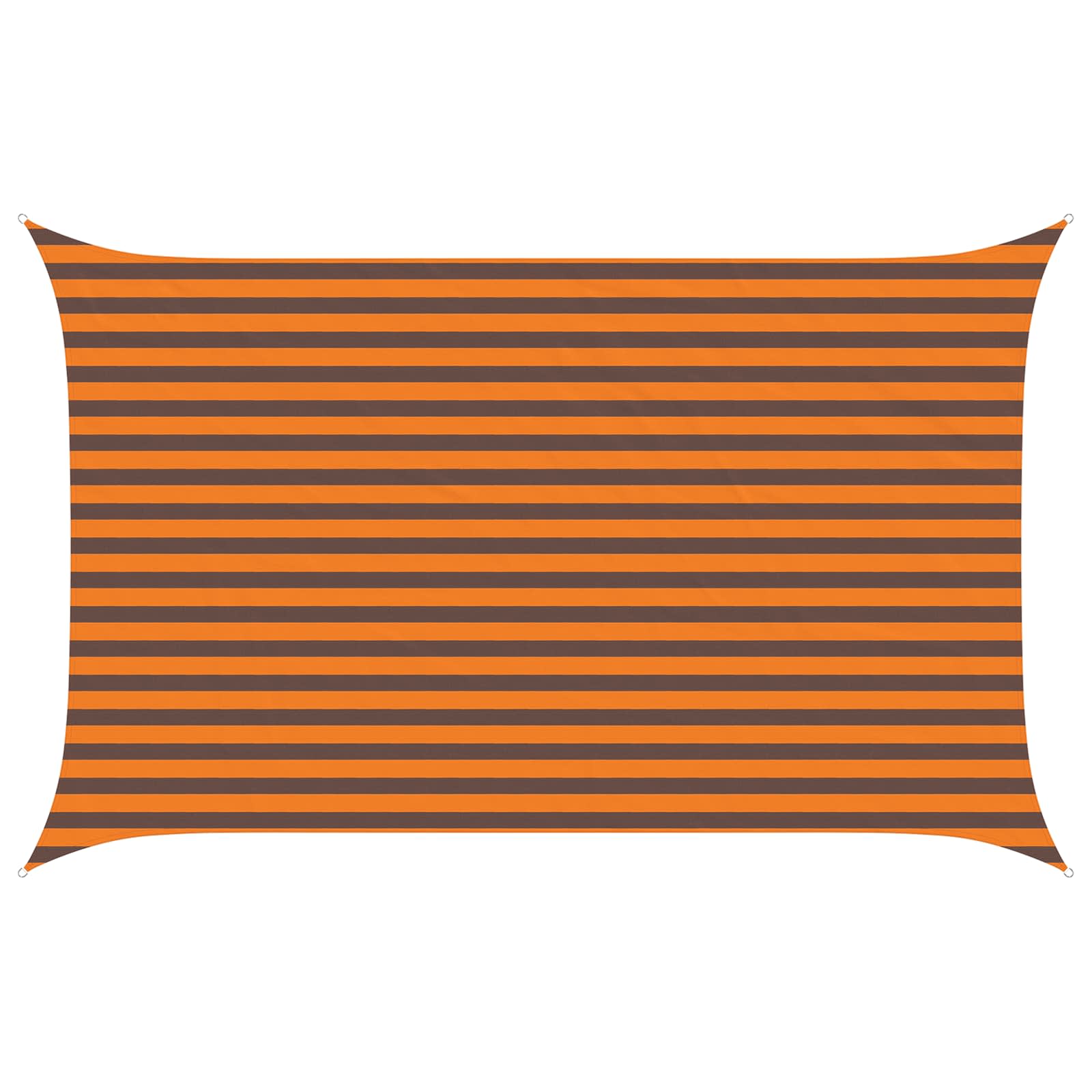 Solskugge Segel Orange Och Brunt 4 X 2,5 M