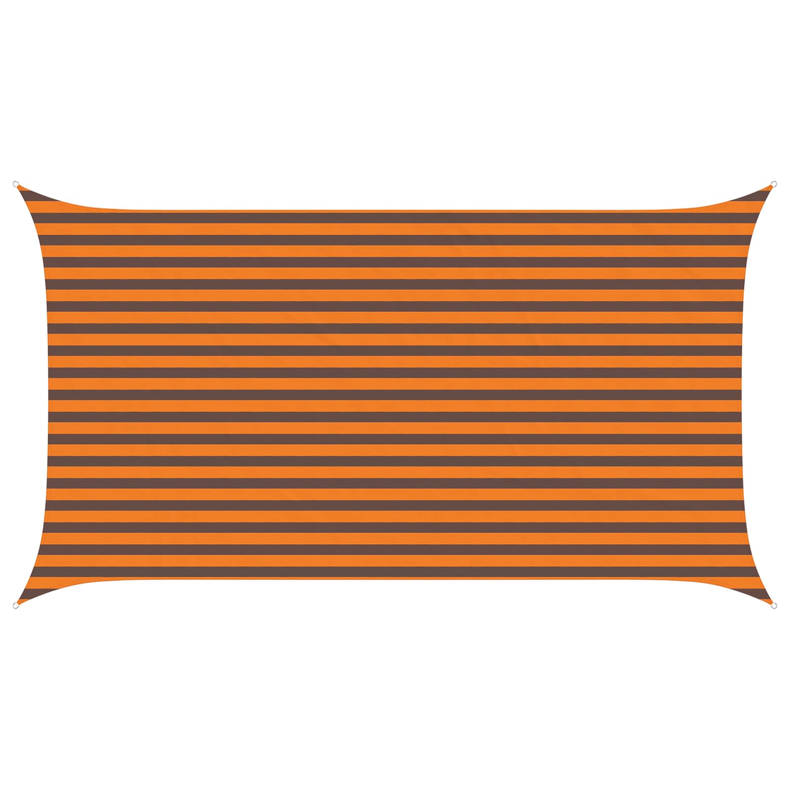 Solskugge Segel Orange Och Brunt 4,5 X 2,5 M