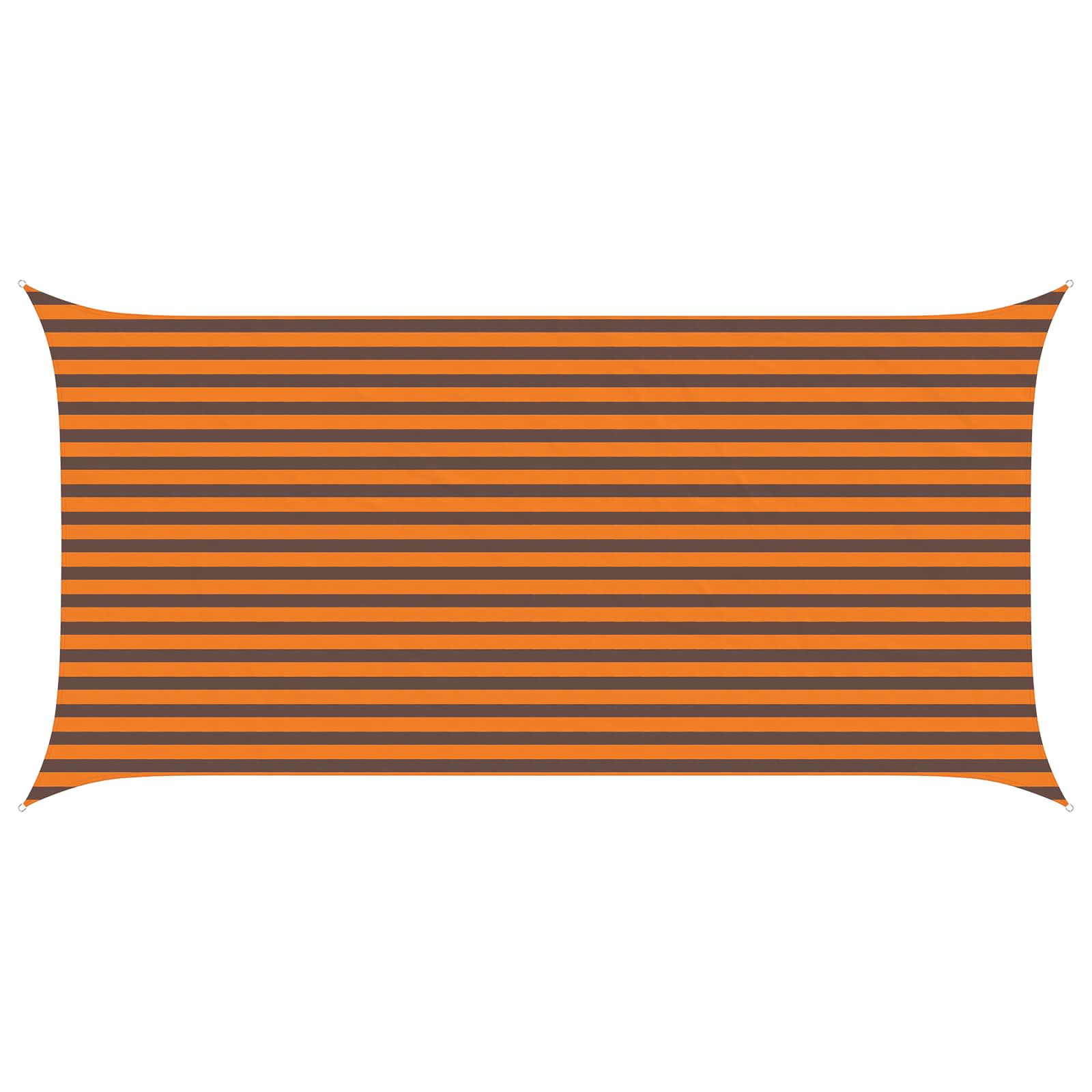 Solskugge Segel Orange Och Brunt 5 X 2,5 M