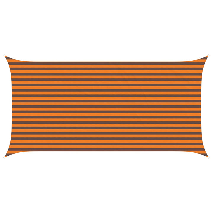Solskugge Segel Orange Och Brunt 5 X 2,5 M