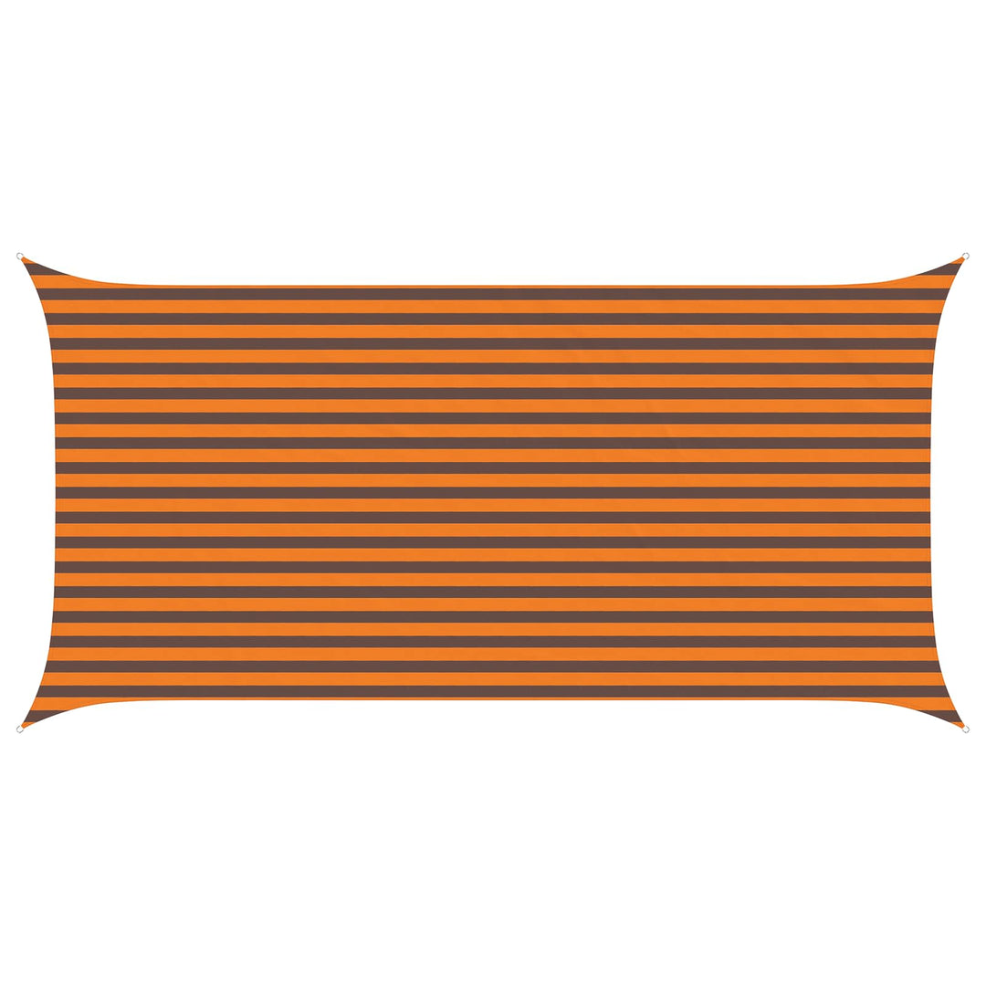 Solskugge Segel Orange Och Brunt 5 X 2,5 M