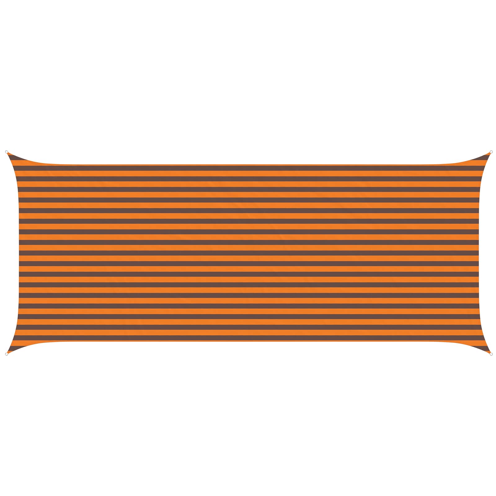 Solskugge Segel Orange Och Brunt 6 X 2,5 M