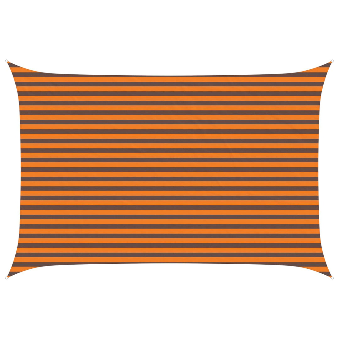 Solskugge Segel Orange Och Brunt 4,5 × 3 M