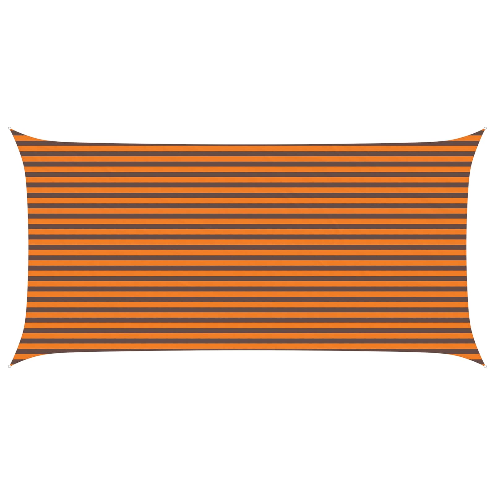 Solskugge Segel Orange Och Brunt 6 X 3 M 100% Polyester Oxford