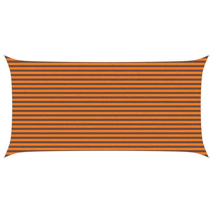 Solskugge Segel Orange Och Brunt 6 X 3 M 100% Polyester Oxford