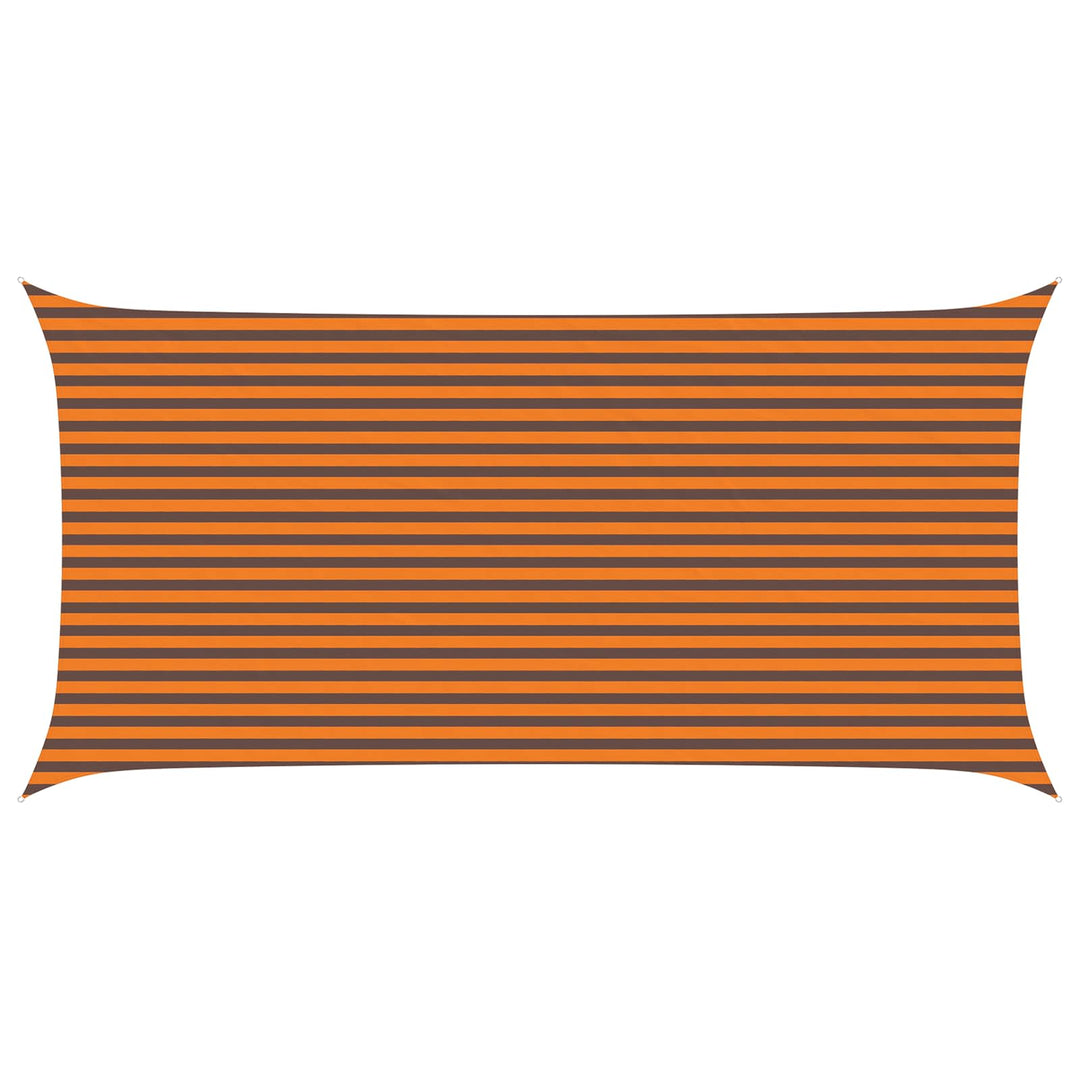 Solskugge Segel Orange Och Brunt 6 X 3 M 100% Polyester Oxford
