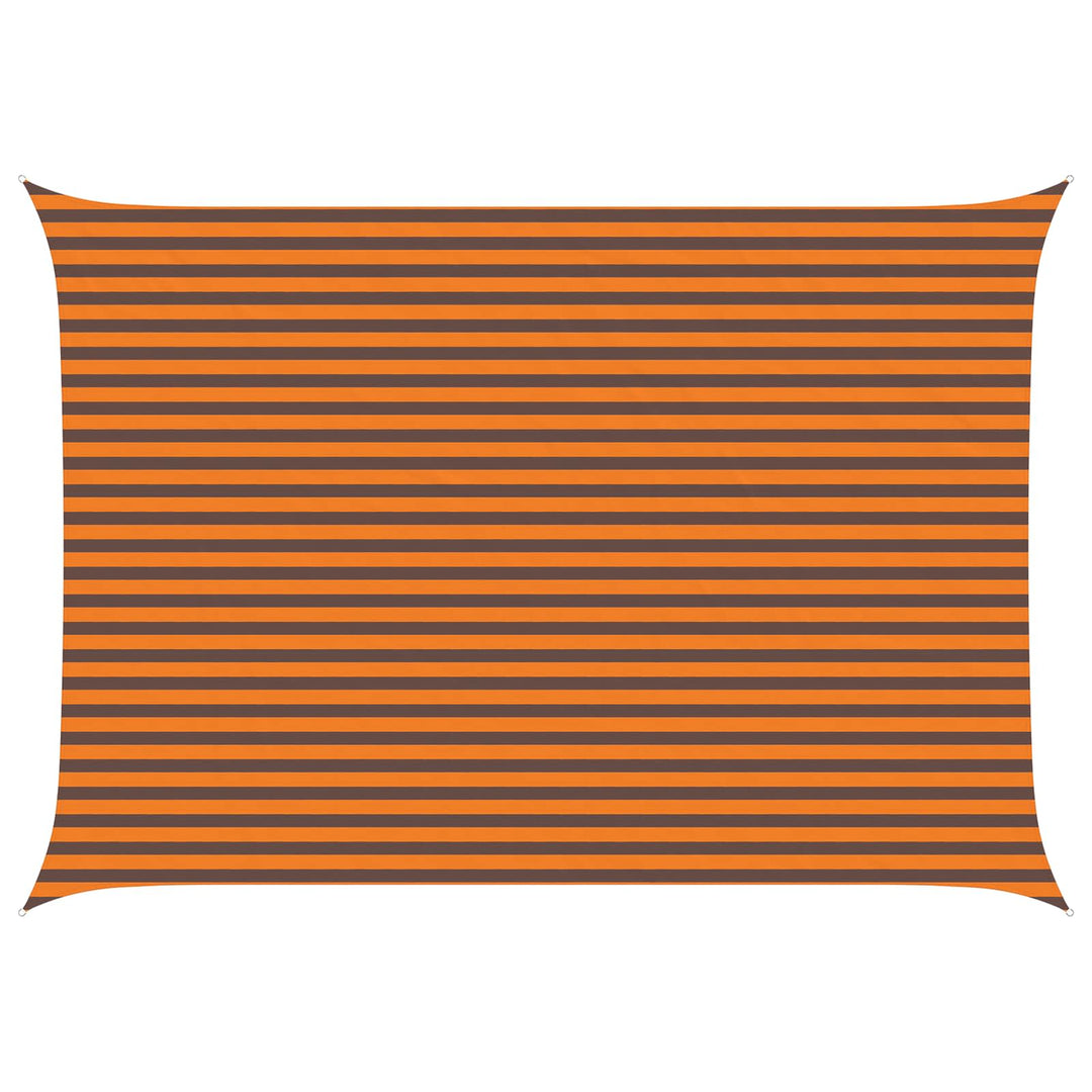 Solskugge Segel Orange Och Brunt 5 × 3,5 M