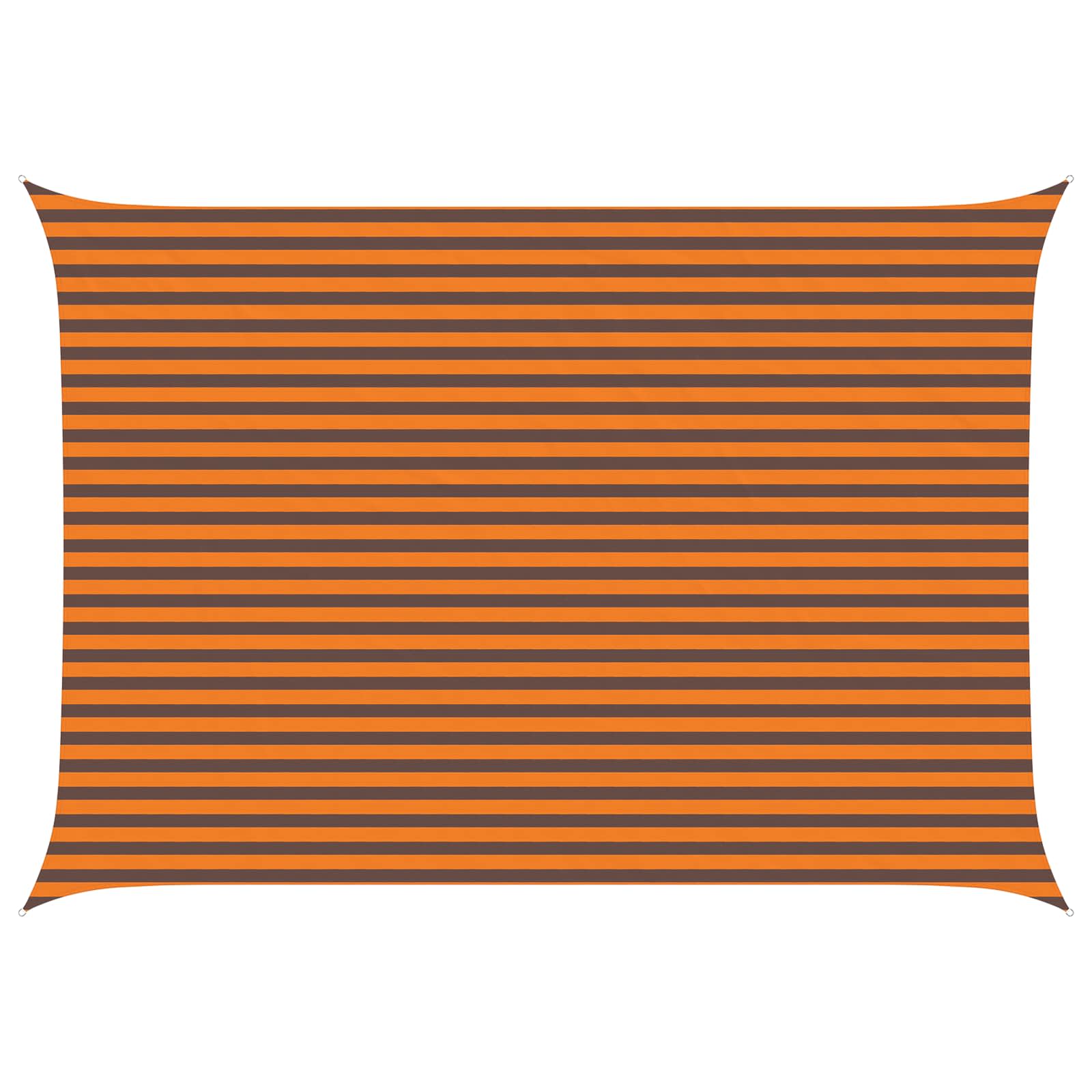 Solskugge Segel Orange Och Brunt 5 × 3,5 M
