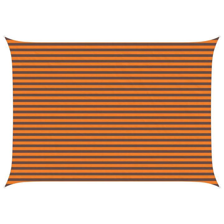 Solskugge Segel Orange Och Brunt 5 × 3,5 M