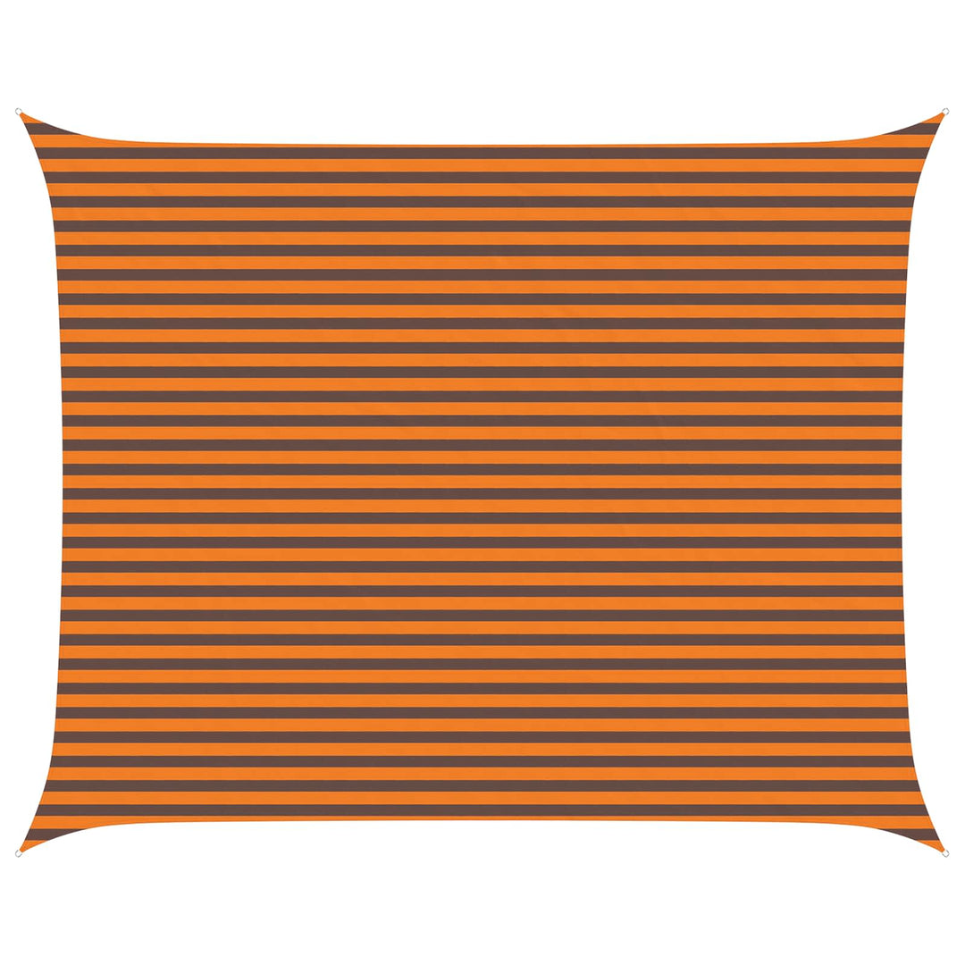 Solskugge Segel Orange Och Brunt 5 X 4 M 100% Polyester Oxford