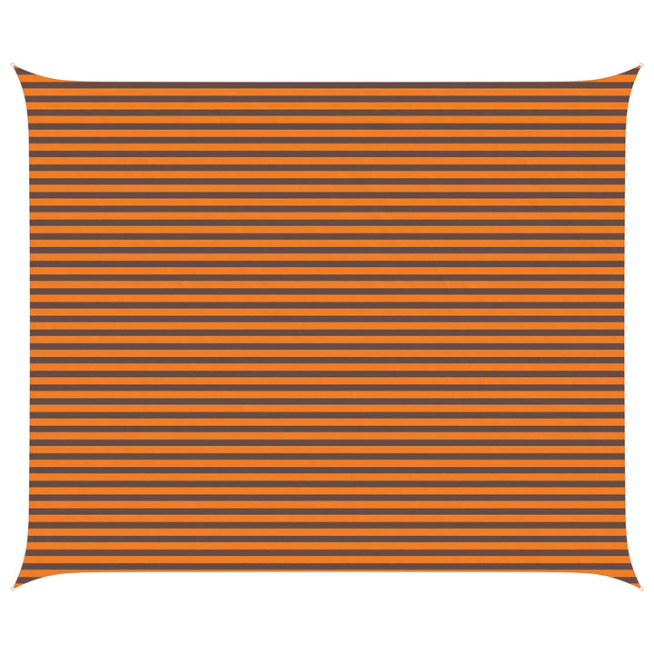 Solskugge Segel Orange Och Brunt 6 X 5 M 100% Polyester Oxford