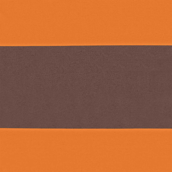 Solskugge Segel Orange Och Brunt 6 X 5 M 100% Polyester Oxford
