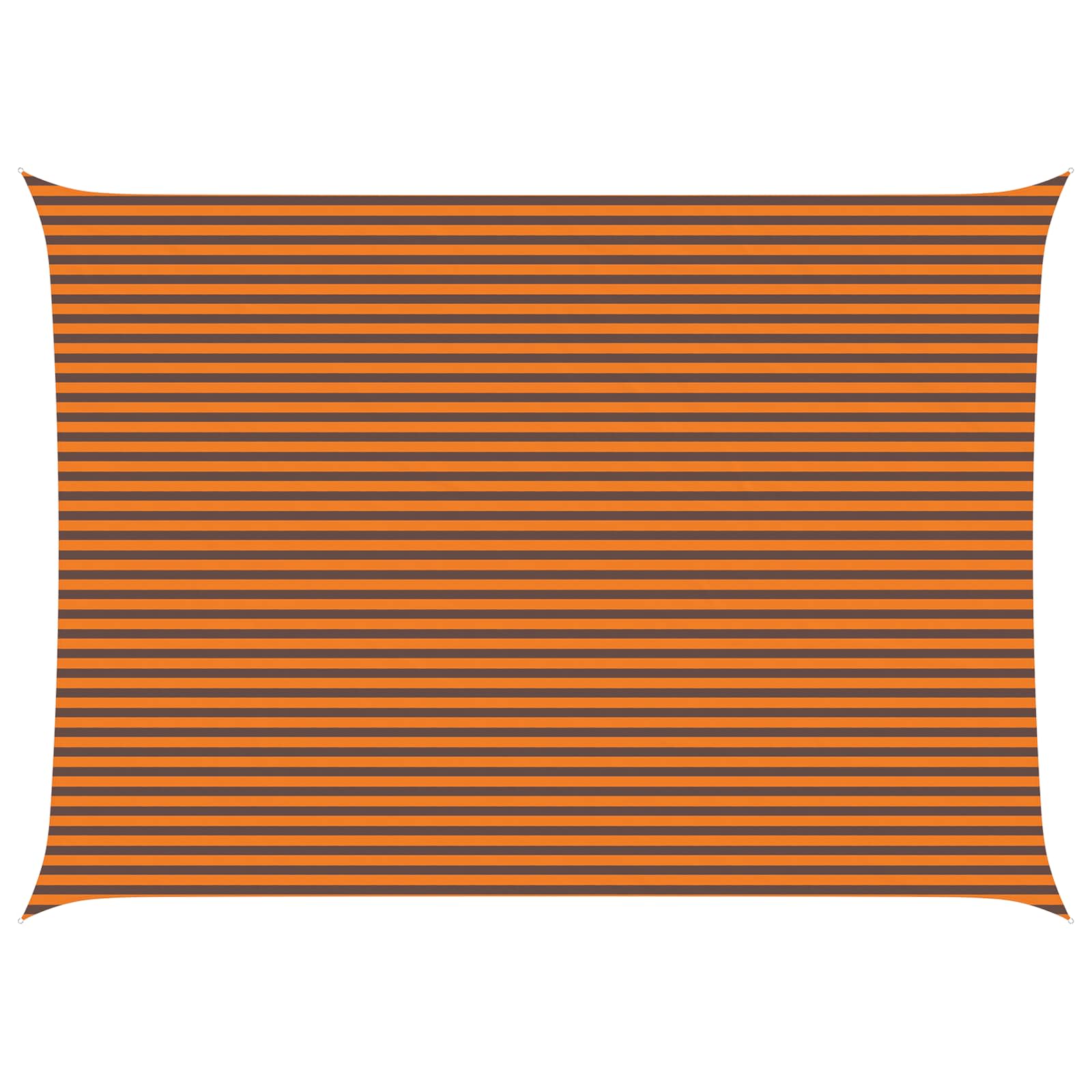 Solskugge Segel Orange Och Brunt 7 X 5 M 100% Polyester Oxford