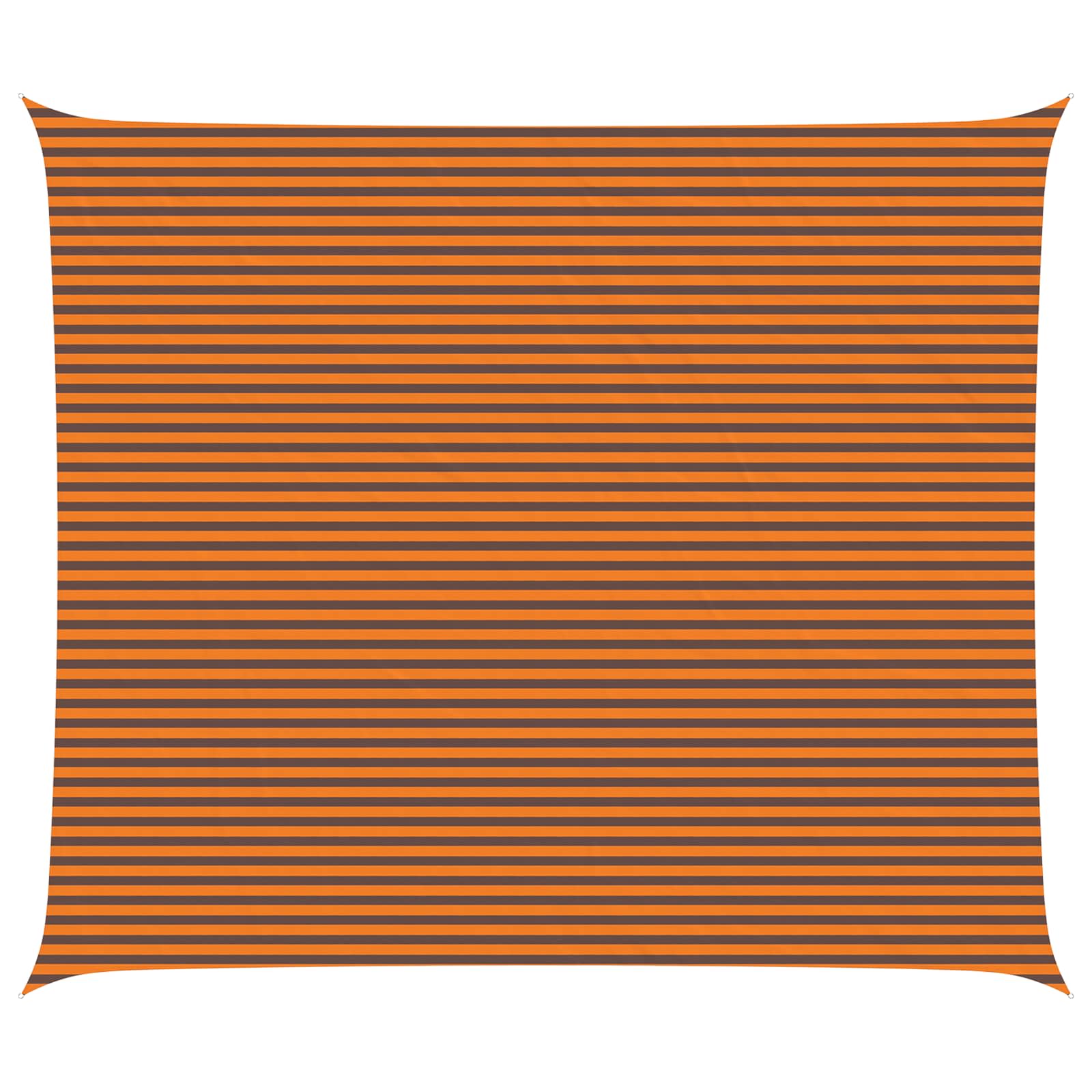Solskugge Segel Orange Och Brunt 7 X 6 M 100% Polyester Oxford