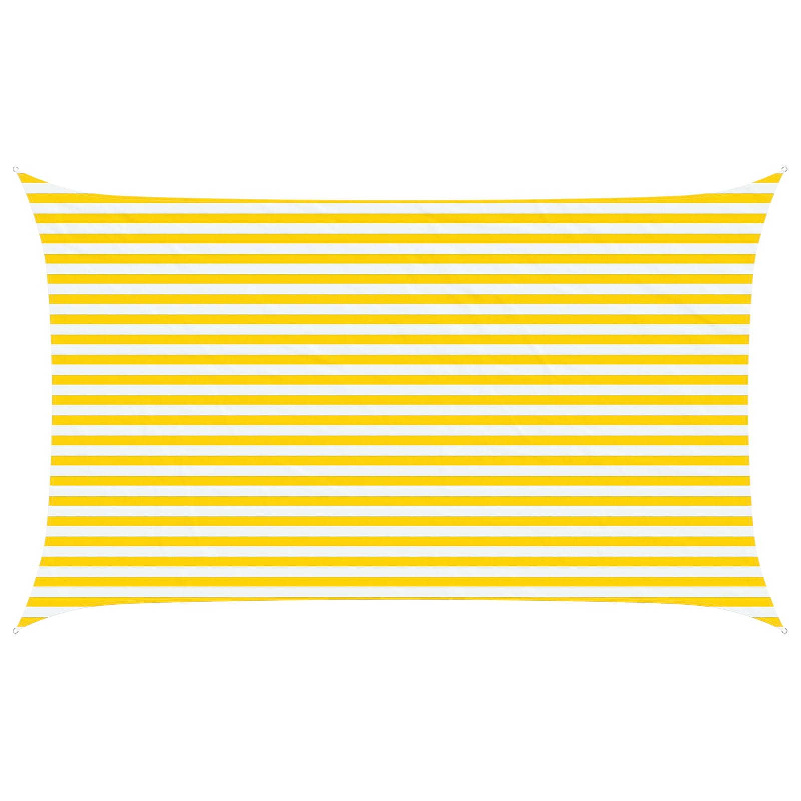 Solskugge Segel Gul Och Vit 5 X 3 M 100% Polyester Oxford