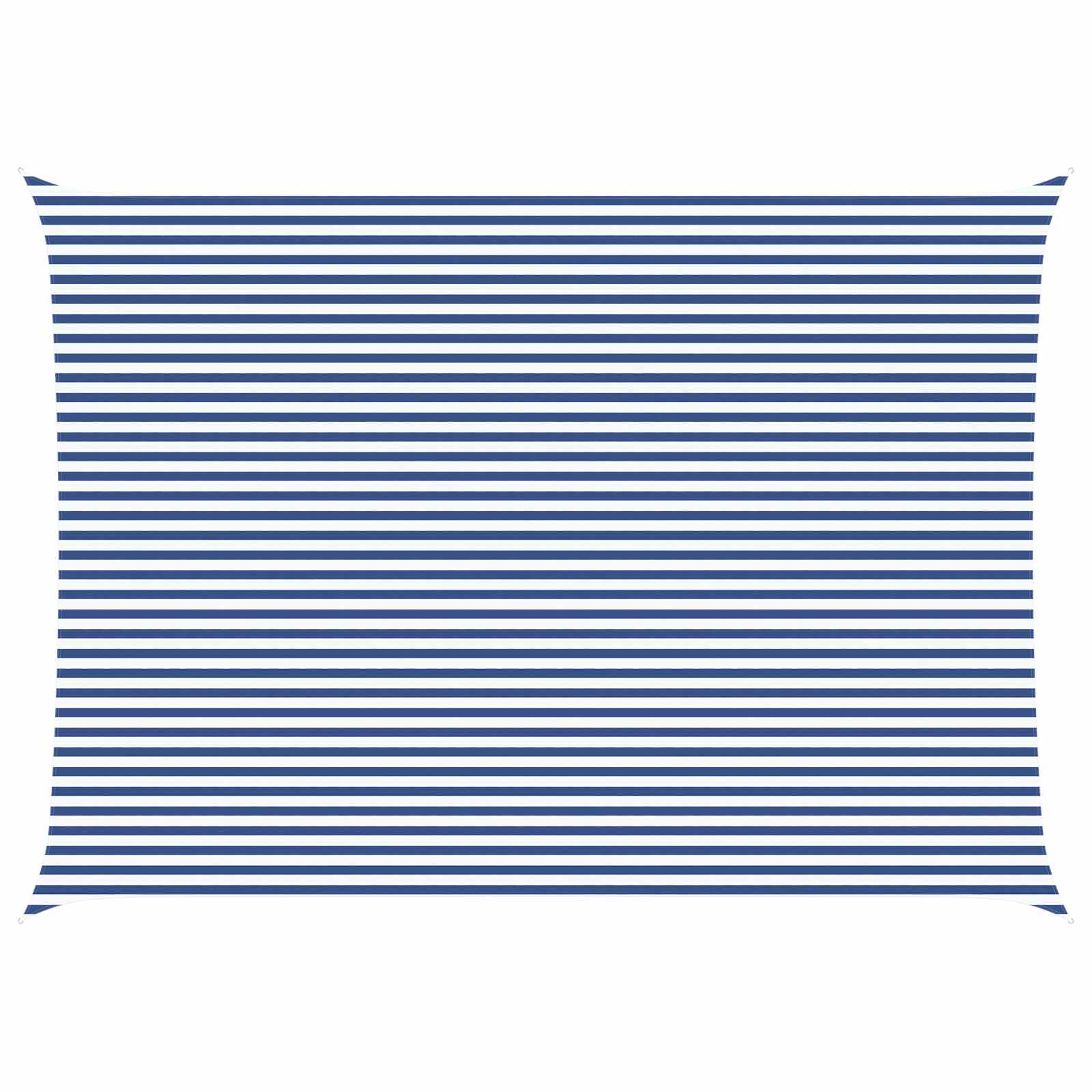 Solskugge Segel Blå Och Vit 7 X 5 M 100% Polyester Oxford