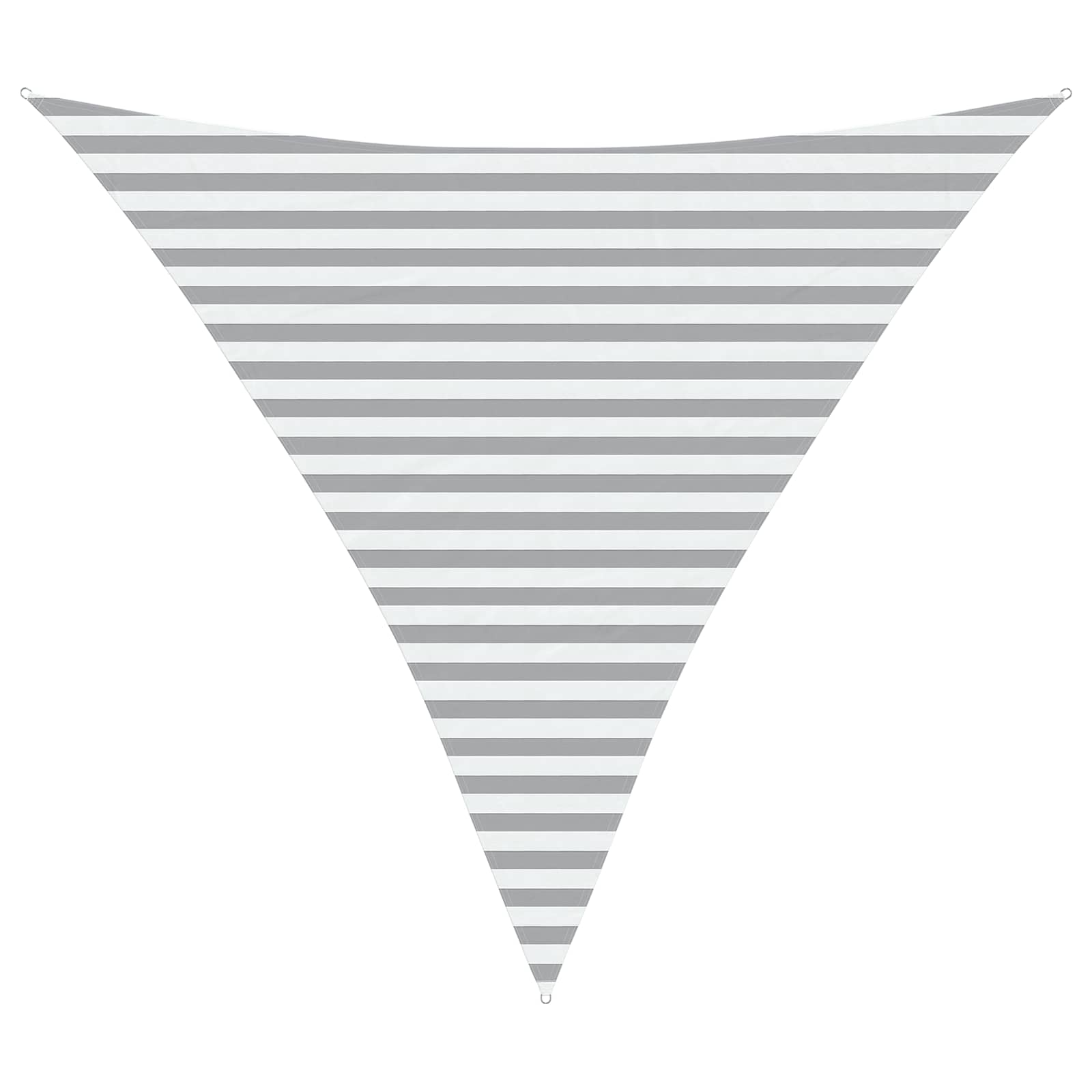 Solskugge Segel Ljusgrå Och Vit. 3,6 X 3,6 X 3,6 M