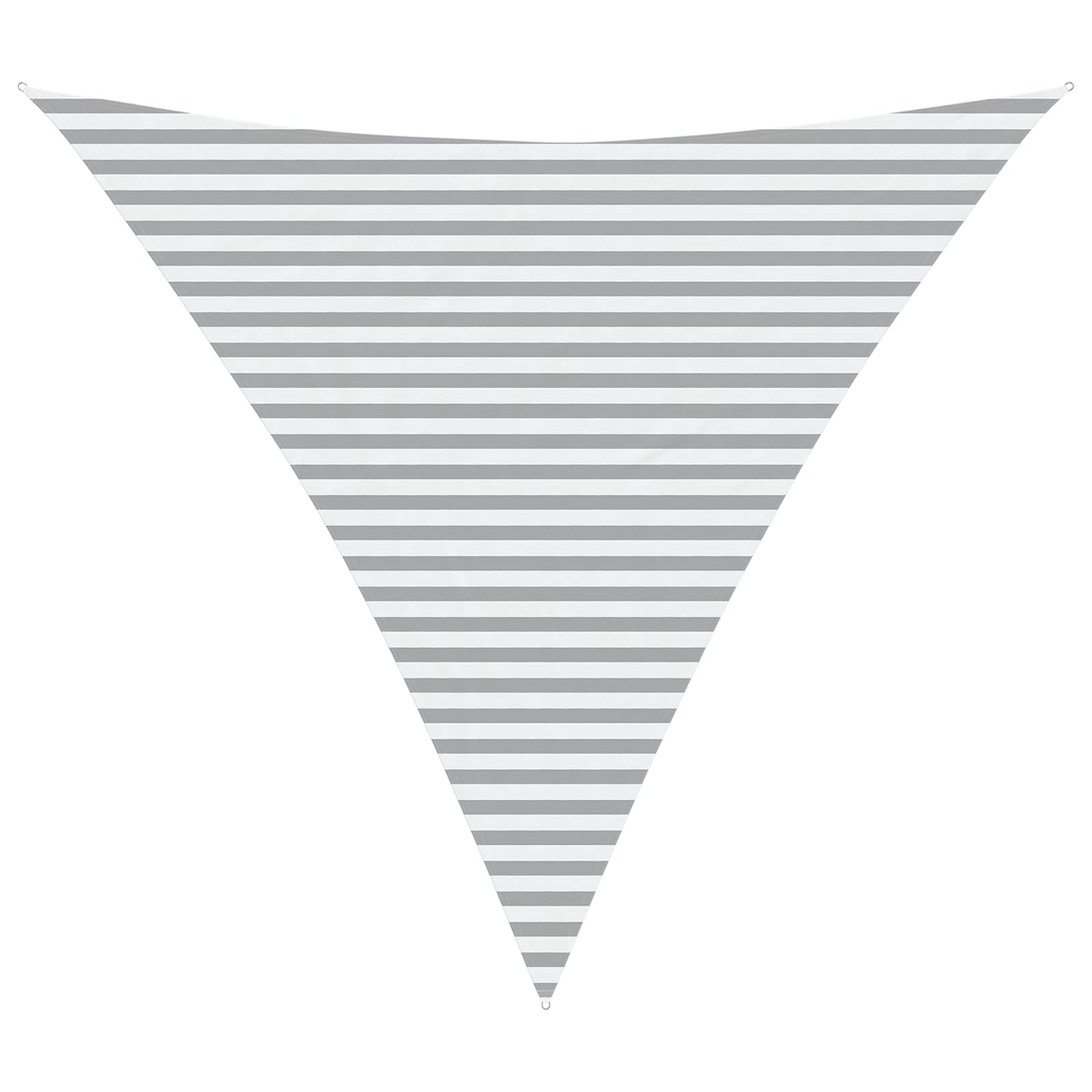 Solskugge Segel Ljusgrå Och Vit. 4,5 X 4,5 X 4,5 M