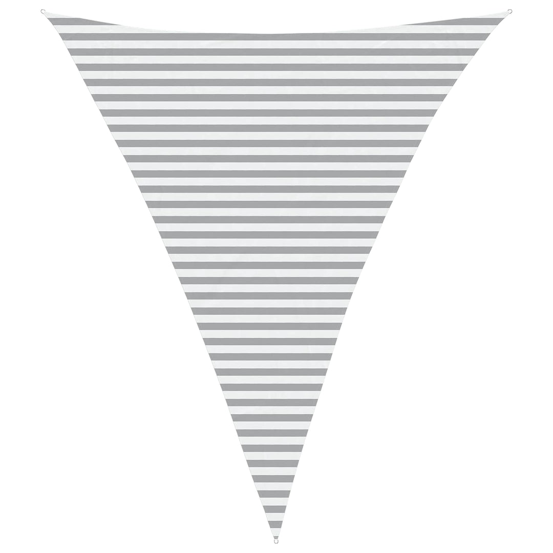 Solskugge Segel Ljusgrå Och Vit. 4 X 5 X 5 M
