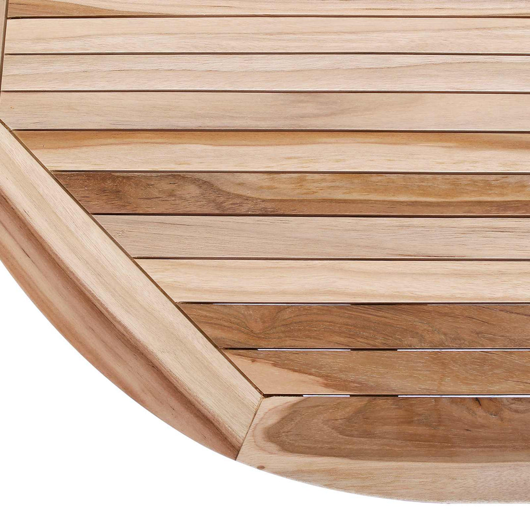 Hopfällbart Trädgårdsbord Naturlig 160 X 80 X 76 Cm