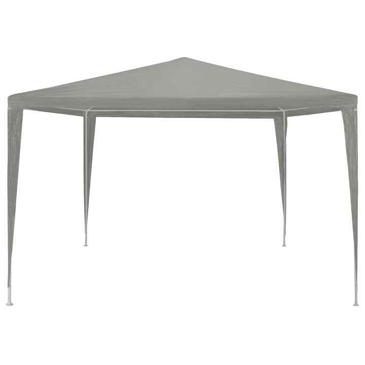 Partytält Ljusgrå 300 X 300 X 255 Cm Pe Och Stål