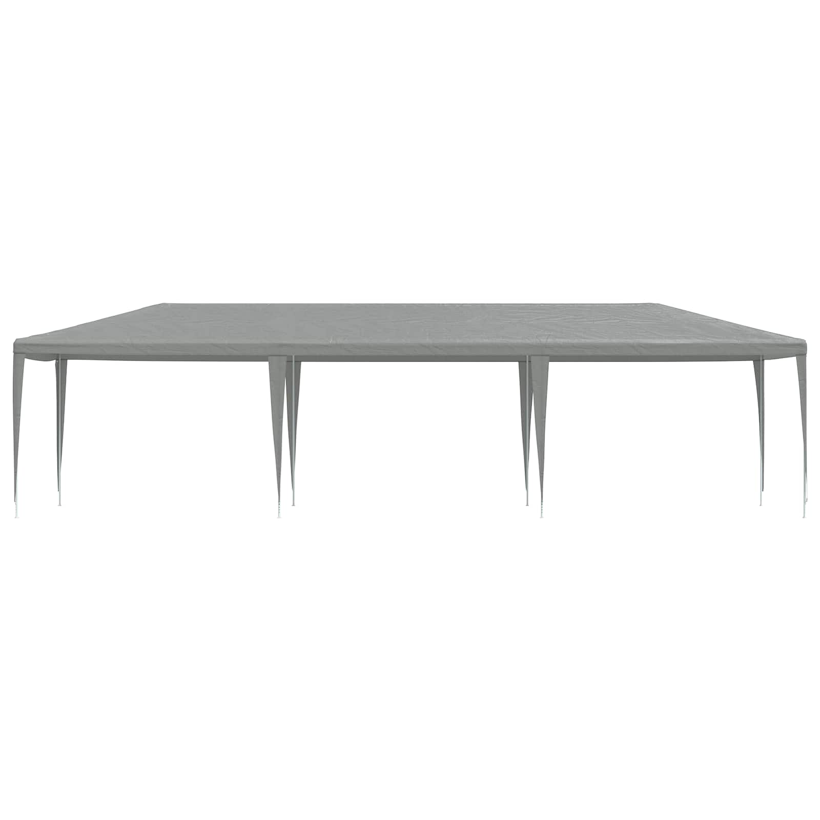 Partytält Ljusgrå 900 X 300 X 255 Cm Pe Och Stål