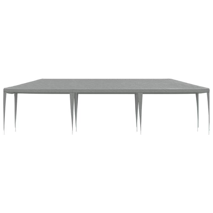 Partytält Ljusgrå 900 X 300 X 255 Cm Pe Och Stål