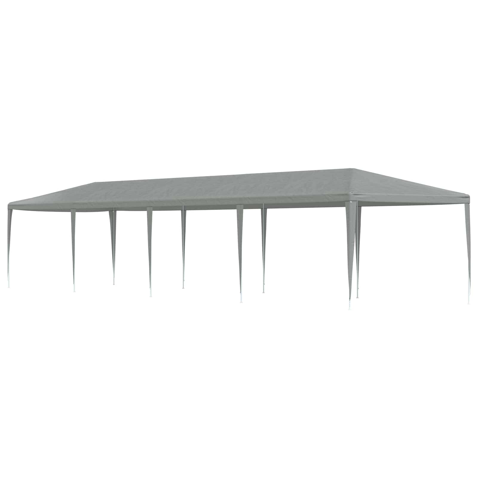 Partytält Ljusgrå 1200 X 300 X 255 Cm Pe Och Stål