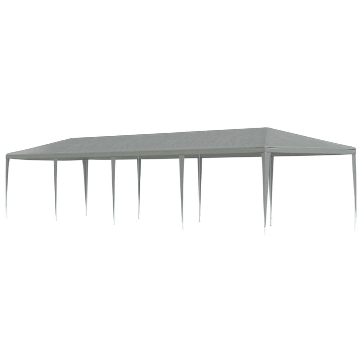 Partytält Ljusgrå 1200 X 300 X 255 Cm Pe Och Stål