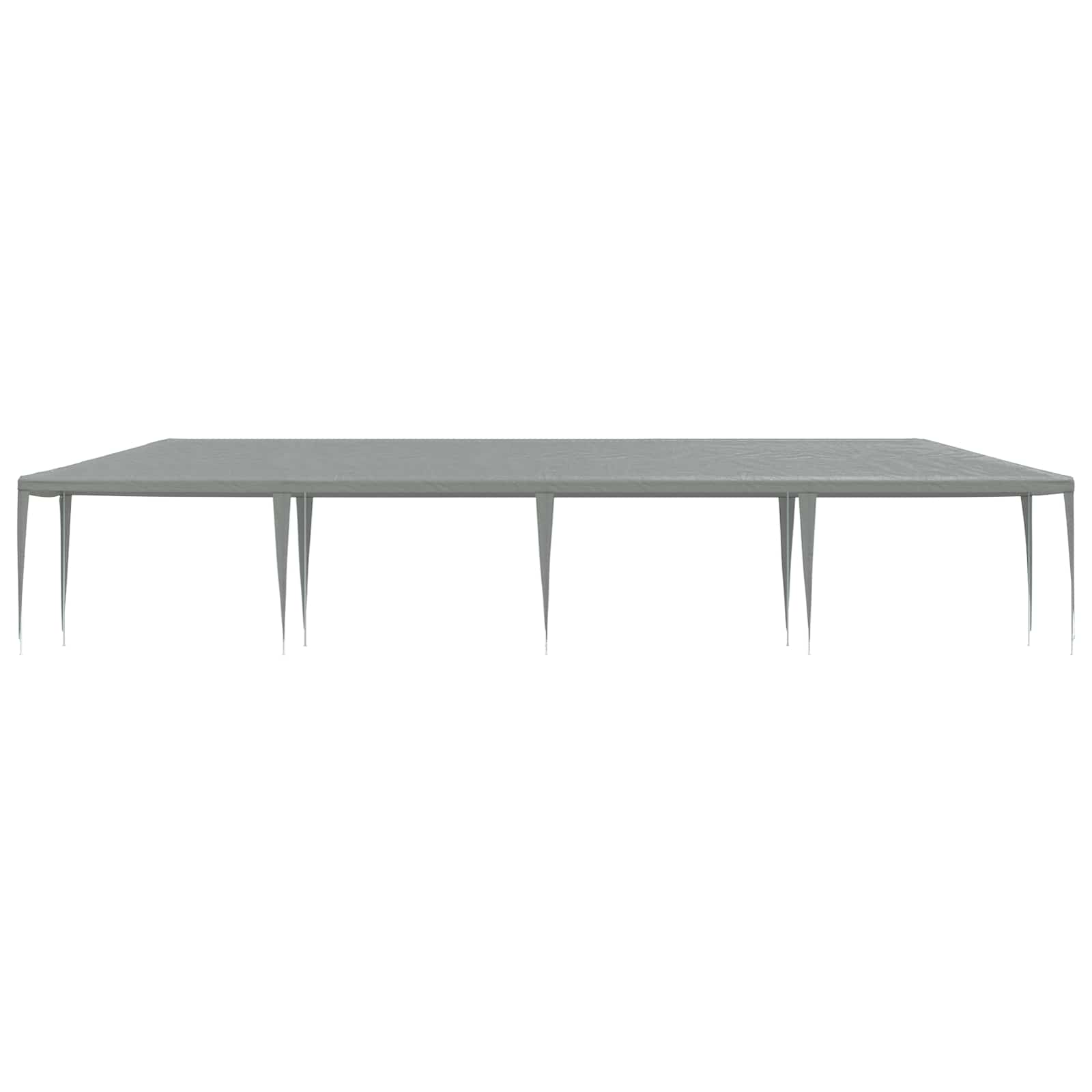 Partytält Ljusgrå 1200 X 300 X 255 Cm Pe Och Stål