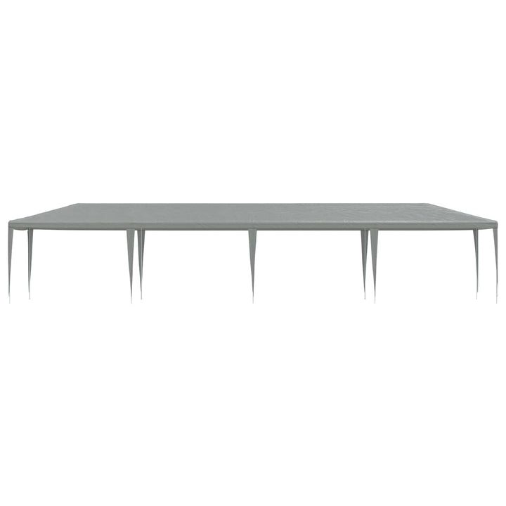 Partytält Ljusgrå 1200 X 300 X 255 Cm Pe Och Stål