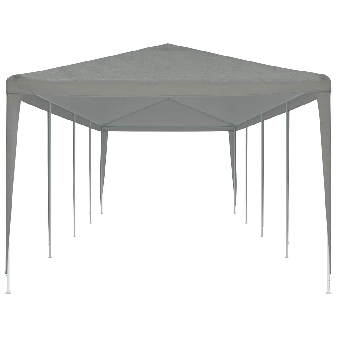Partytält Ljusgrå 1200 X 300 X 255 Cm Pe Och Stål