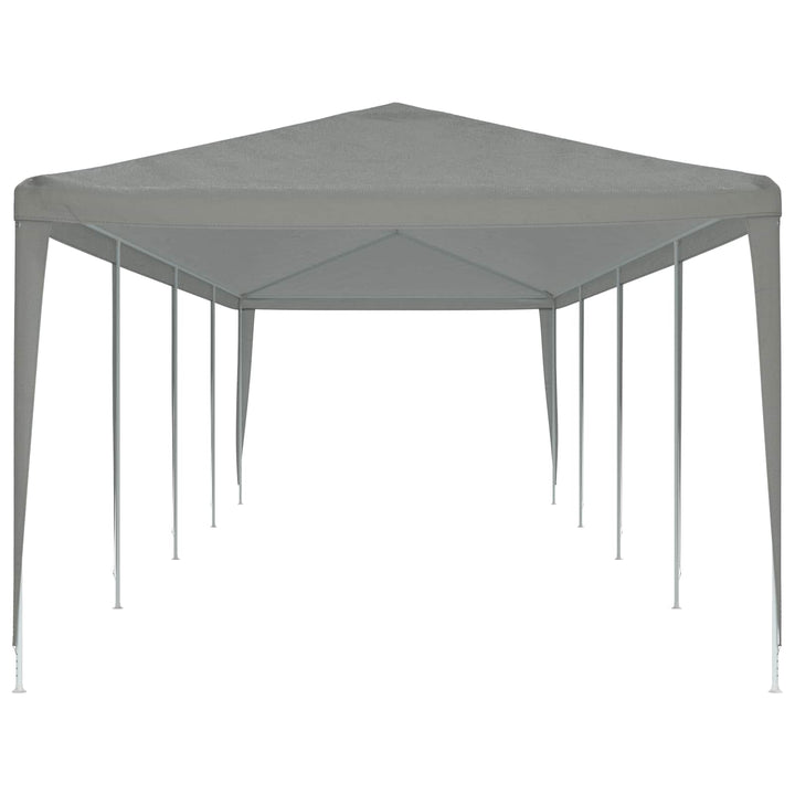 Partytält Ljusgrå 1200 X 300 X 255 Cm Pe Och Stål