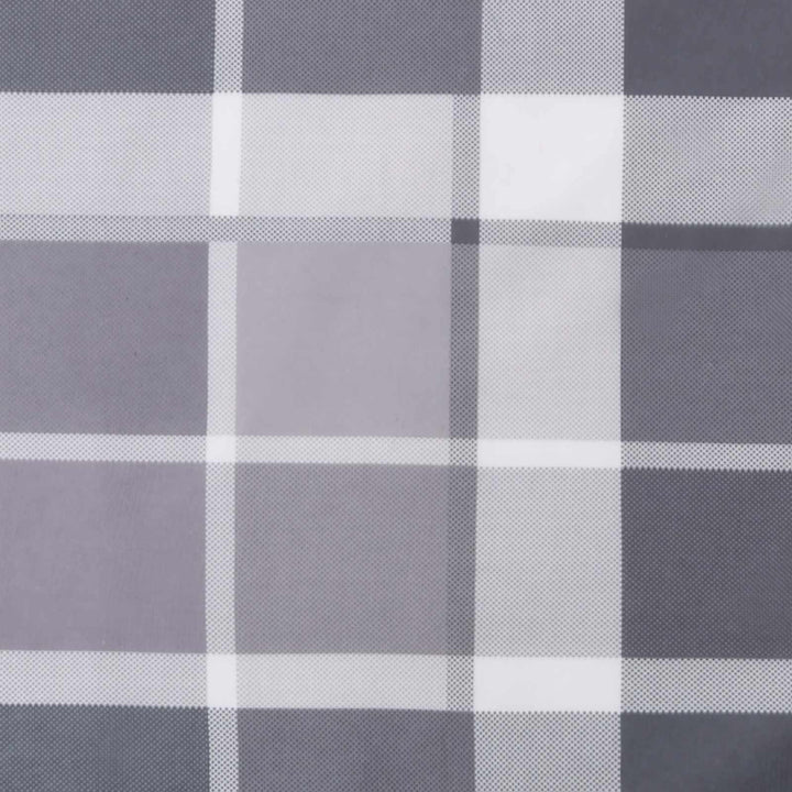 Utomhuskudde 4 St Tyg Grå Rutigt 60 X 60 Cm