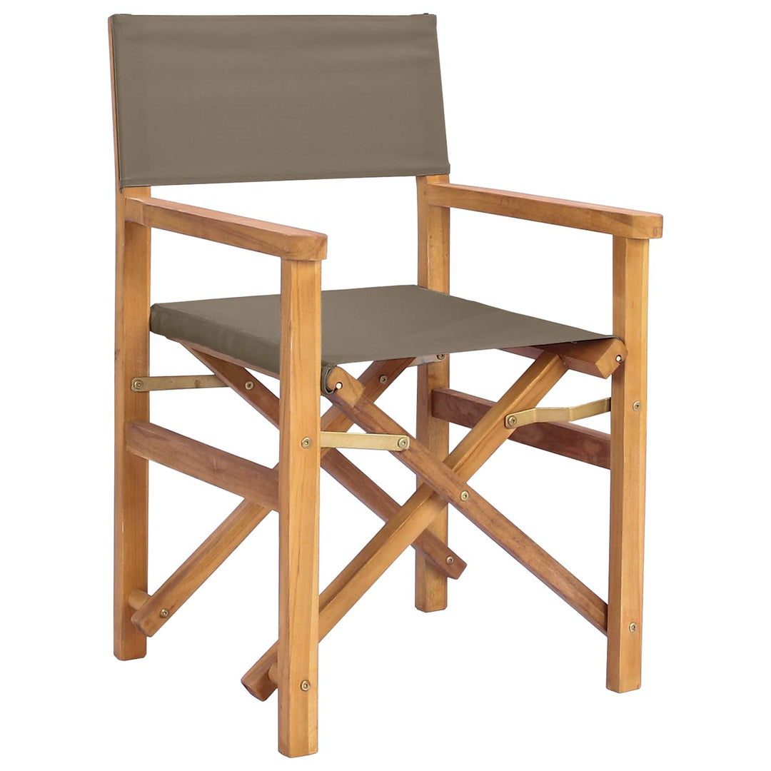 Direktörsstol 100% Polyester Solid-Teak