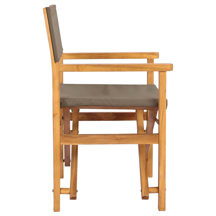 Direktörsstol 100% Polyester Solid-Teak