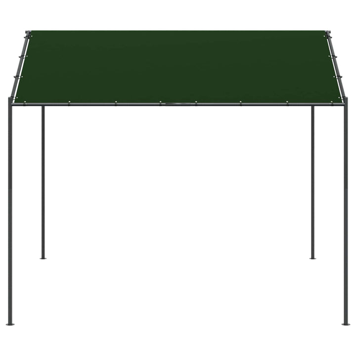 Paviljong 4 X 4 X 2,6 M Taupe Polyester Och Stål