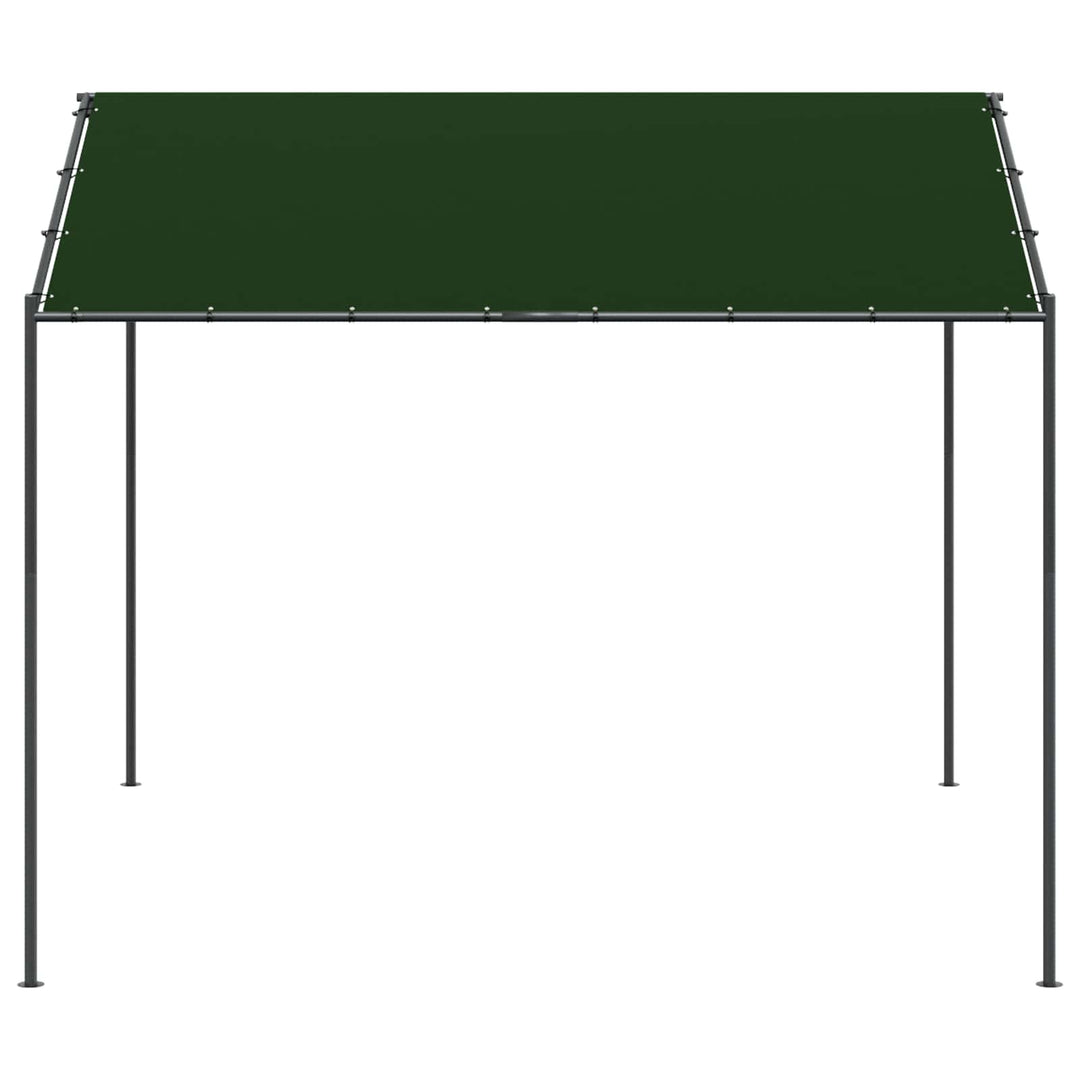Paviljong 4 X 4 X 2,6 M Taupe Polyester Och Stål