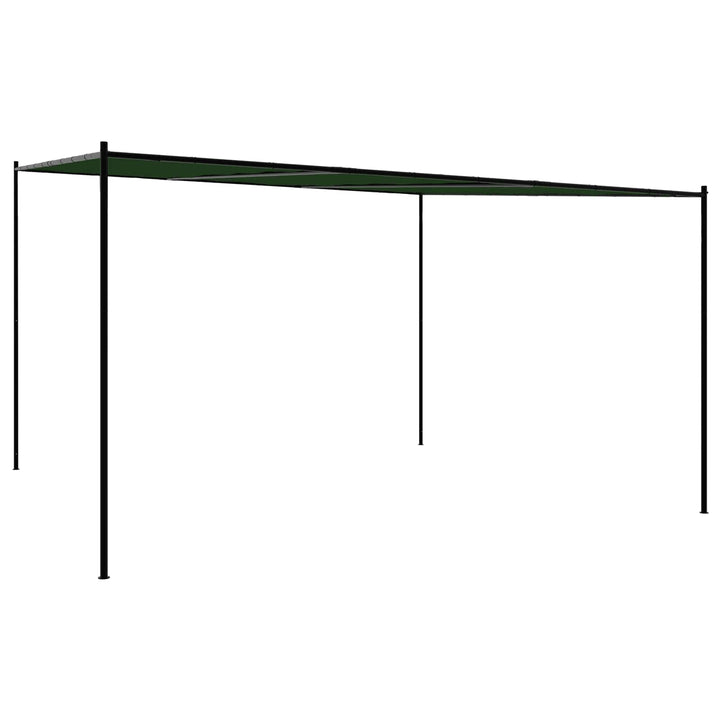 Paviljong 4 X 3,98 X 2,67 M Grön Polyester Och Stål