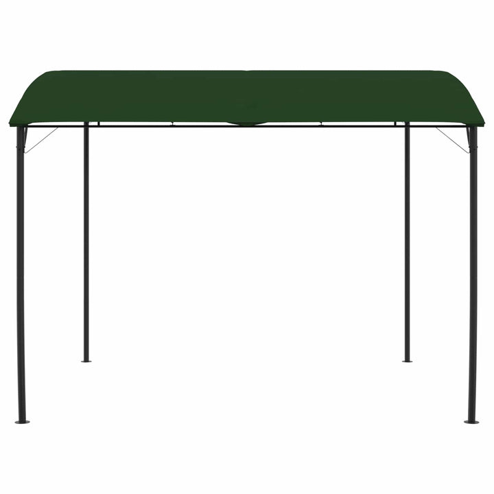 Paviljong 3 X 3 X 2,55 M Grön Duk Och Aluminium 180