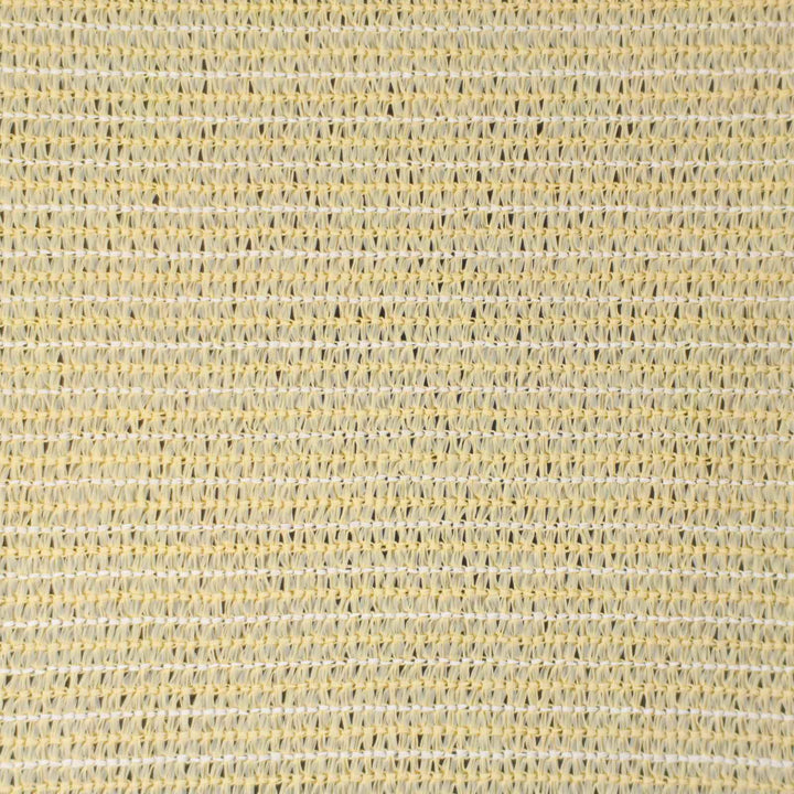 Balkong Skärm Beige 90 X 1000 Cm Hdpe Och Aluminium