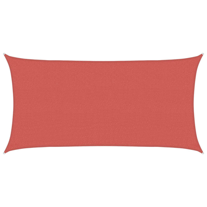Solsätt Segel 2 X 6 M Hdpe Rektangulär Terracotta