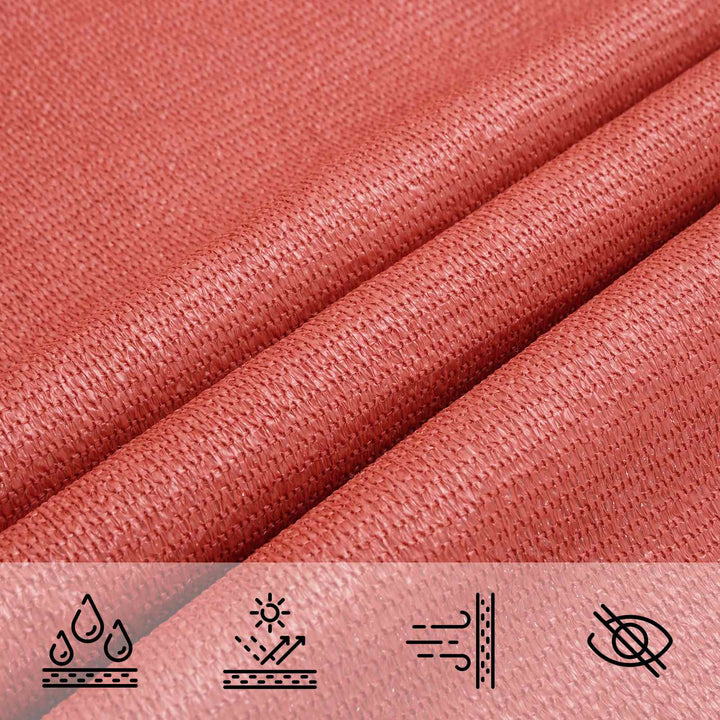 Solsätt Segel 2,5 X 6 M Hdpe Rektangulär Terracotta